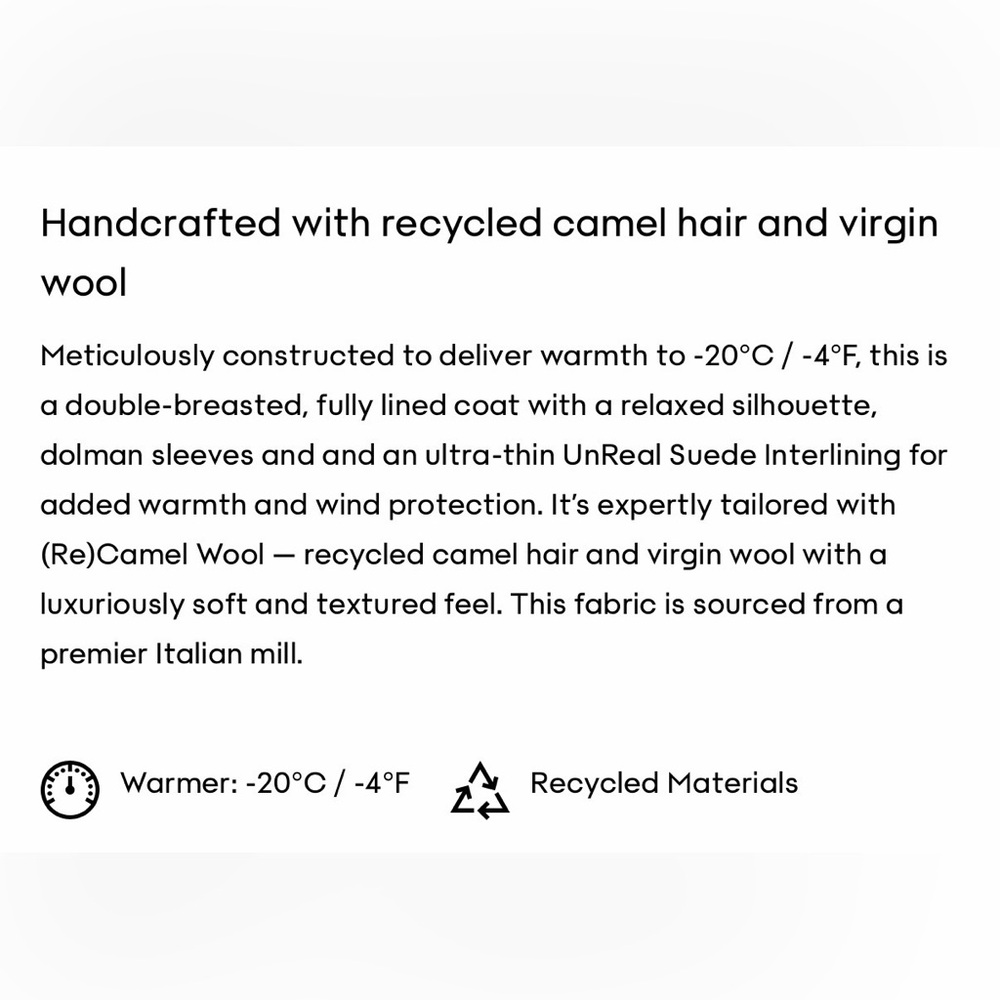 Aritzia Babaton The Slouch™ Coat - (Re)Camel Wool - Picture 11 of 11